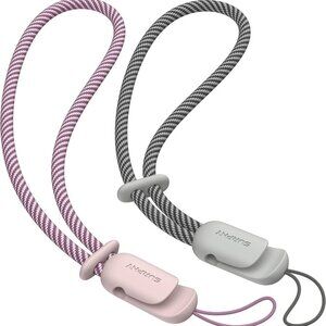 2 Pack Phone Lanyard, Phone Wrist Strap, Anti Theft Phone Strap, Phone Charm wit